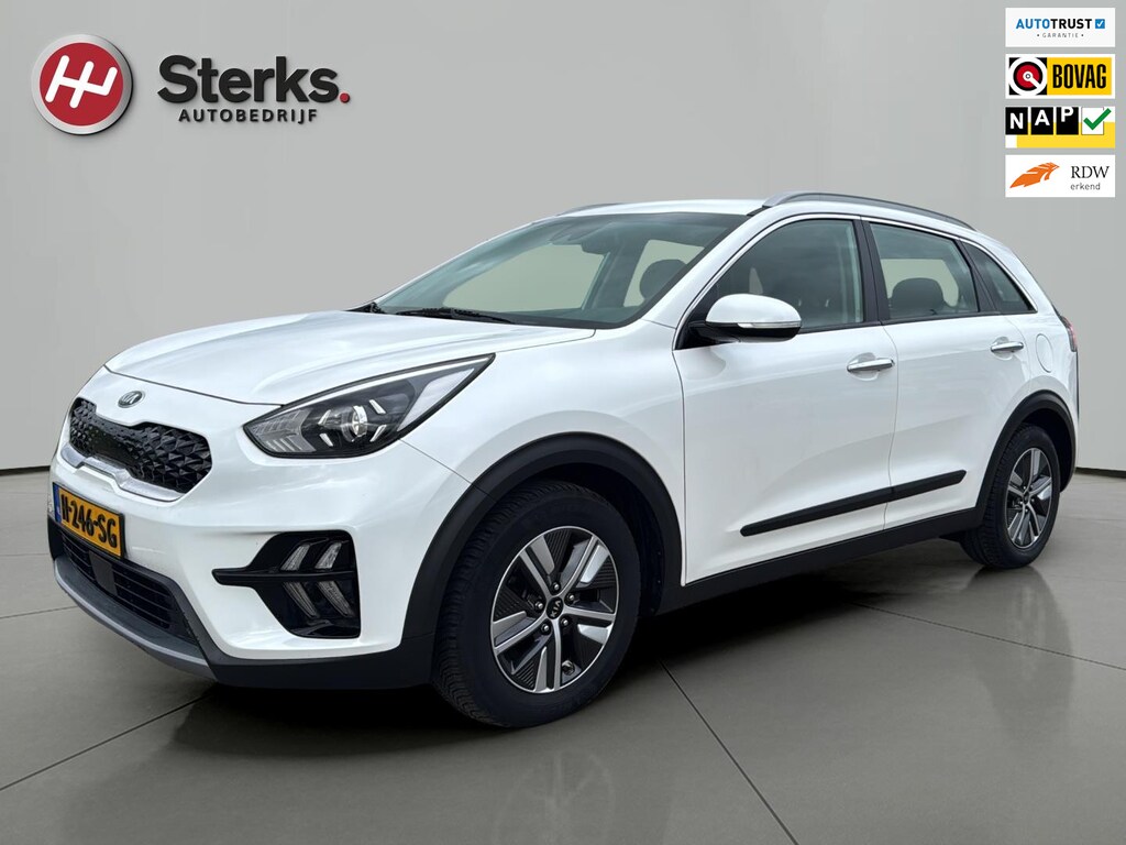 Kia Niro Hybrid 1.6 GDi DynamicLine HYBRID AUTOMAAT HALF LEDER CARPLAY/ANDROID AUTO PARKEERSENSOREN