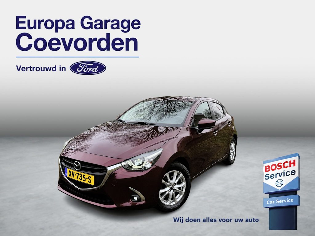 Mazda 2 1.5 Skyactiv-G TS+ Automaat | LED | DODEHOEK DETECTIE | NAVIGATIE | STOELVERWARMING |