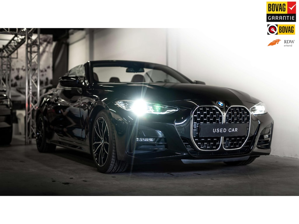 BMW 4-Serie Cabrio 420i High Executive|M-sport|Leder|Keyless|Nekverw|LED|Carplay