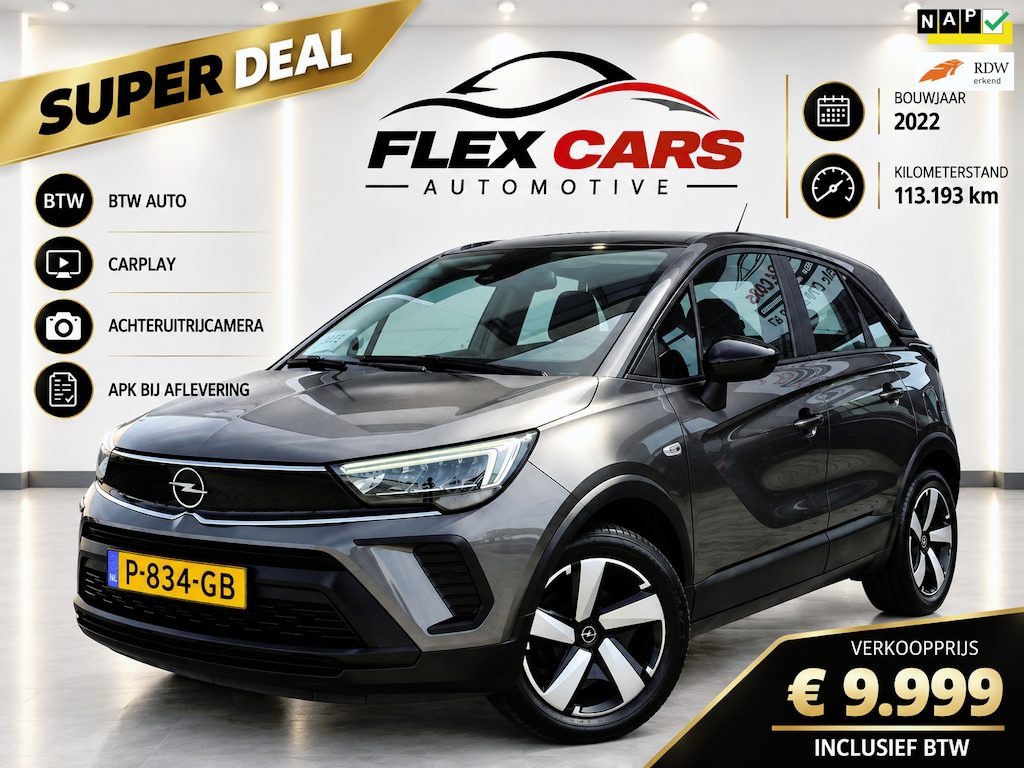 Opel Crossland 1.2 Turbo Edition|Achteruitrij camera|Carplay