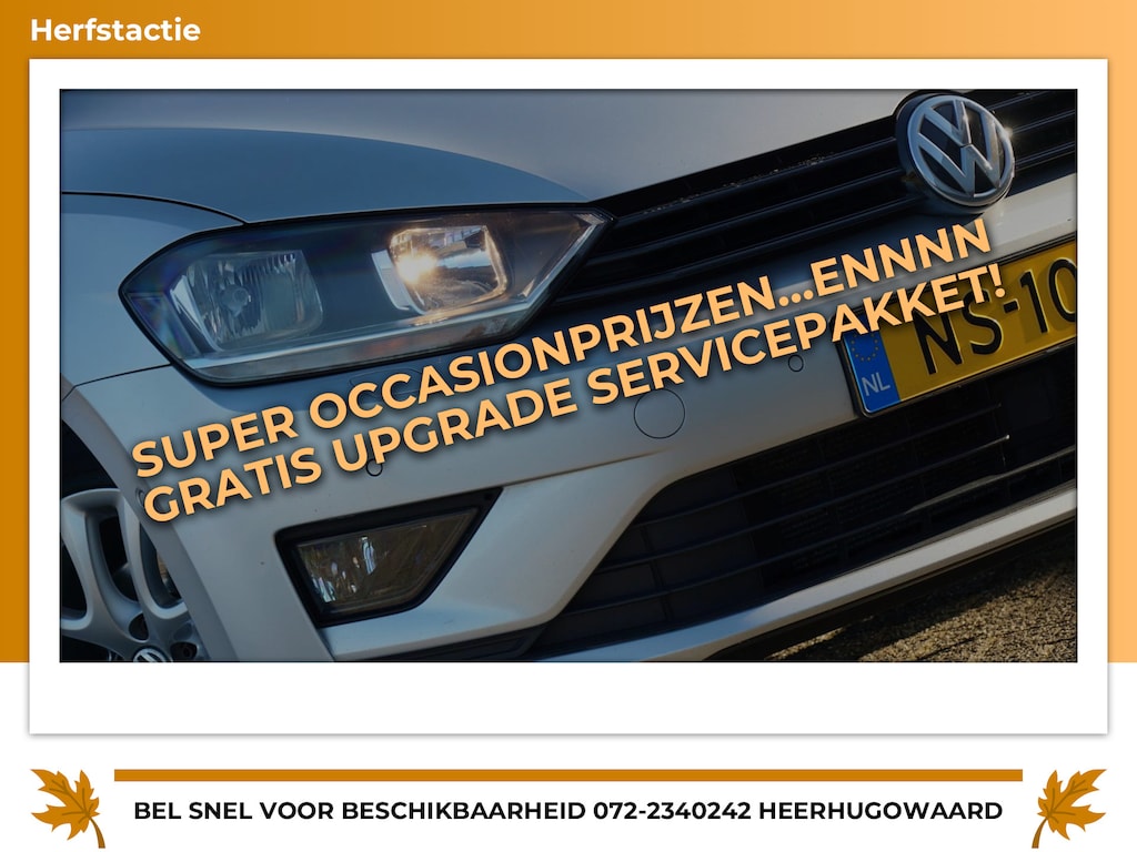 Volkswagen Golf Sportsvan 1.6 TDI Comfortline AUTOMAAT | Reflex Silver | Navi/Cruise/Trekhaak/Stoelverwarming - Keurig!