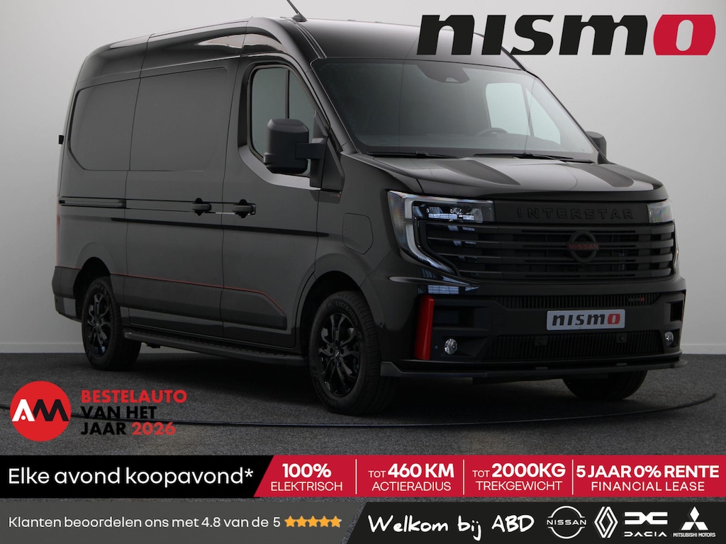Nissan Interstar Interstar-e Nismo + | Alleen Bij ABD! | 0% Rente | 5 Jaar Garantie | Nissan Motorsport | 2000KG Trekgewicht | Tot 460Km Actieradius |