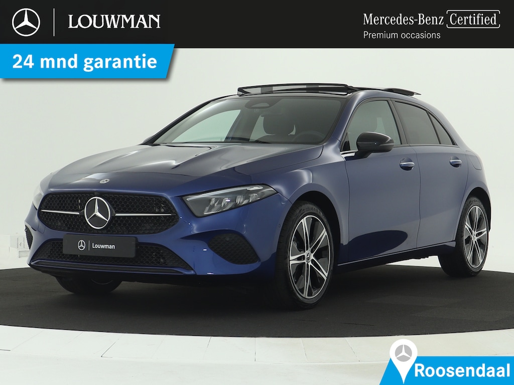 Mercedes-Benz A-klasse 250 e Star Edition | Panoramadak | Distronic | Dode Hoek Ass | Alarm | Keyless Go | Sfeerverlichting | Inclusief 24 maanden Mercedes-Benz Certified garantie voor Europa.