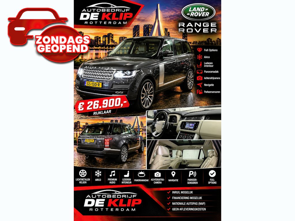 Land Rover Range Rover 3.0 TDV6 Autobiography|1e eigenaar|NL auto|Full Options|
