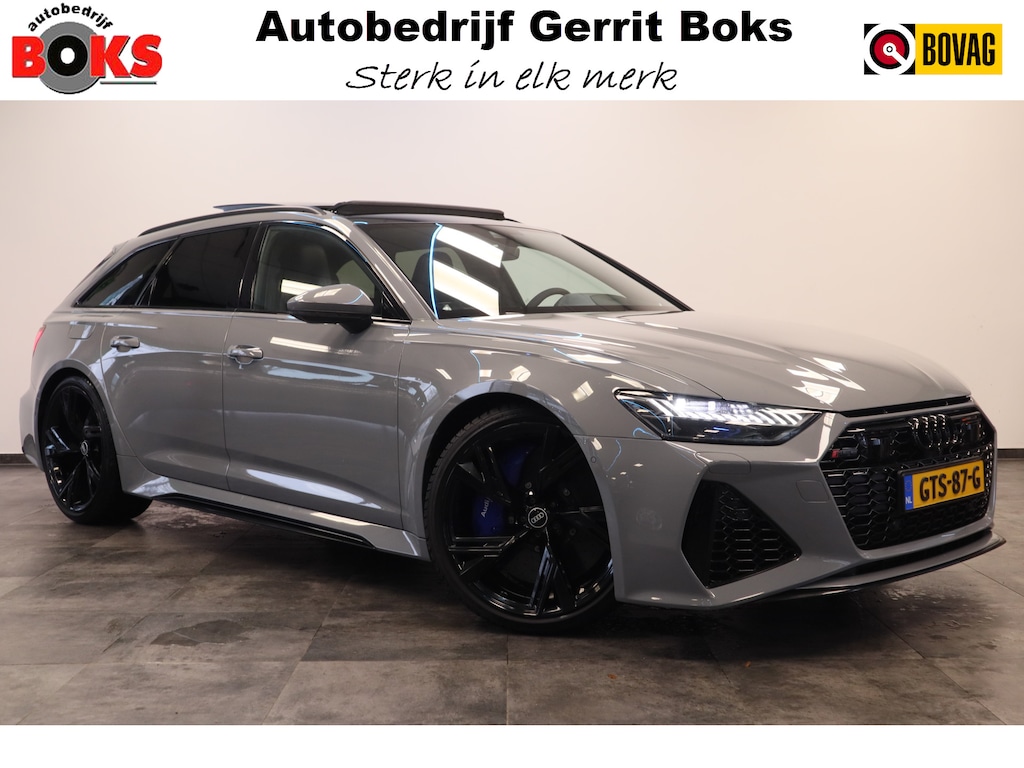 Audi RS6 A6 Avant TFSI Quattro Keramisch Leder Panoramadak 4WS Nardo B&O!