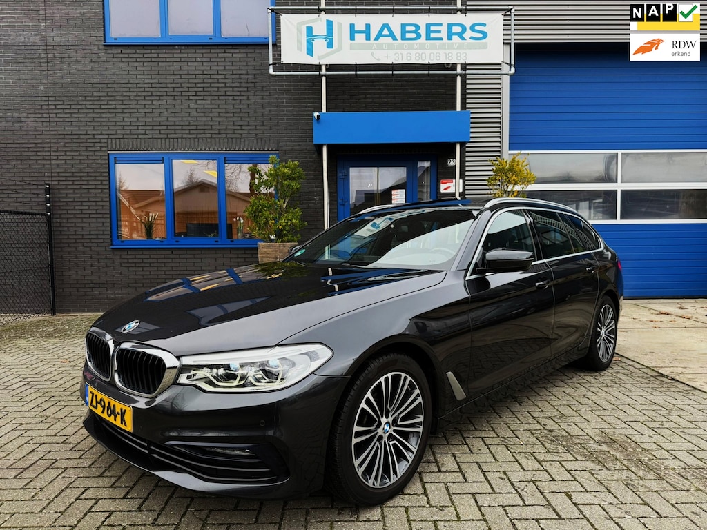 BMW 5-Serie Touring 520i High Executive Edition 184PK|Virtual|PANO|Sportstoel|PDC|Prof Navi|Leder|Camera|Full Led|StoelVW|Memmory