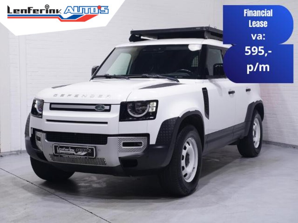 Land Rover Defender 3.0 D250 Grijs Kenteken 3-Zits Lang, Front Runner Dakdrager, 360 Camera, Navi, Trekhaak 3.500 kg