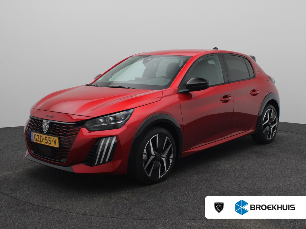Peugeot 208 Hybrid 100 e-DCS6 GT | Achterbank in delen neerklapbaar | Achterruitverwarming | Achteruitrijcamera