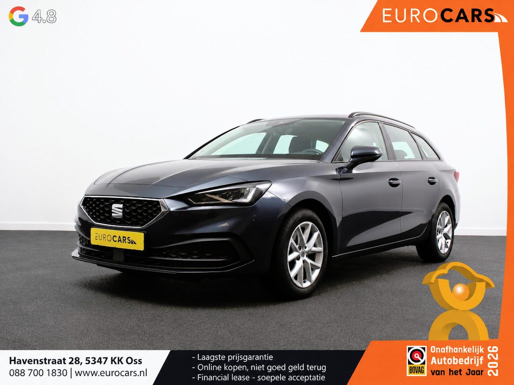 SEAT Leon Sportstourer 1.5 eTSI 150pk DSG Style Navigatie Apple Carplay/Android Auto Parkeersensor achter Adaptive Cruise Control Stoelverwarming