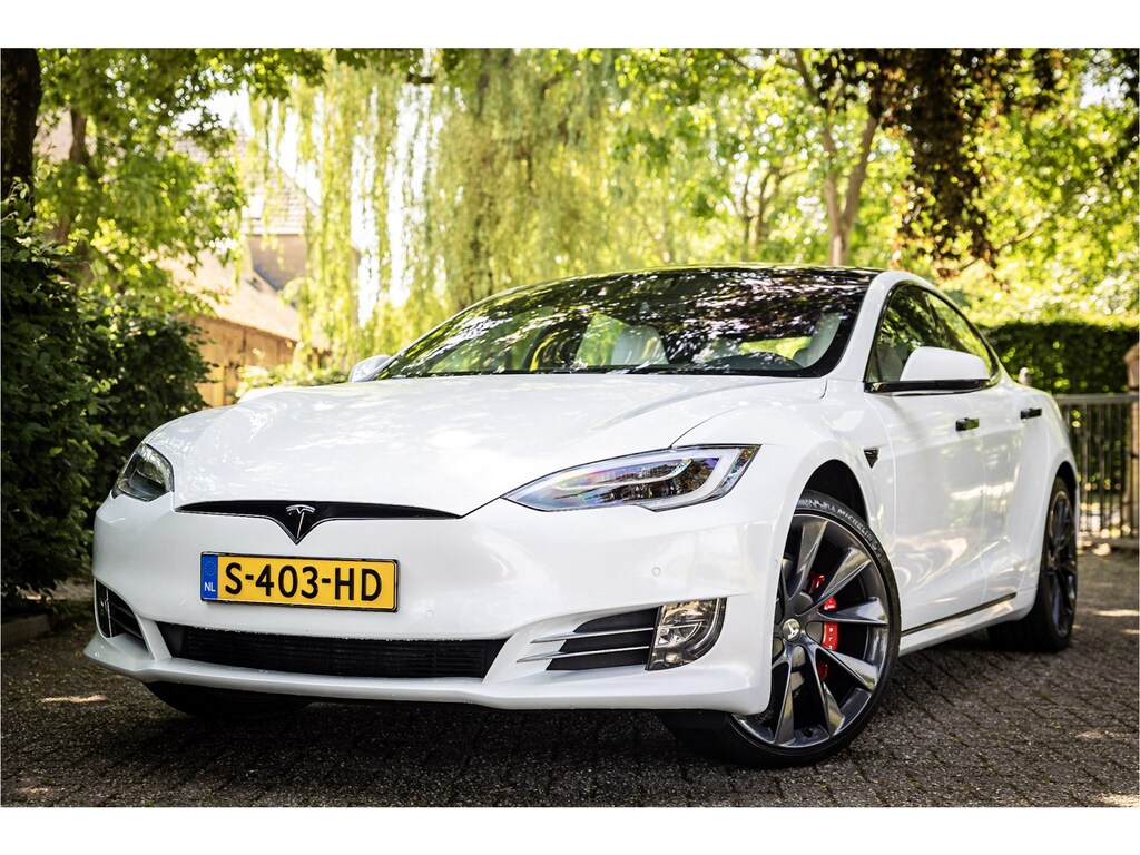 Tesla Model S P100D Performance Ludicrous Stoelventilatie Carbon 21"