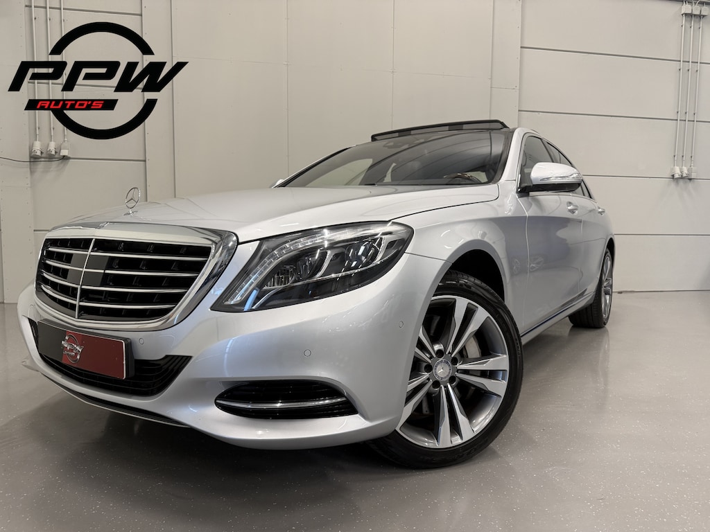 Mercedes-Benz S-klasse 500 Prestige Plus PANO/BURMESTER/NACHTZICHT/MASSAGE+VENTILATIE/NAPPA-LEER DESIGNO/AMBIENT-SFEER/CAMERA/LED-INTELLIGENT/SOFT-CLOSE/19"BREEDSET/EXCLUSIVE-PAKKET/VOLLEDIG MERCEDES DEALER HISTORIE/TOPCONDITIE/1e E