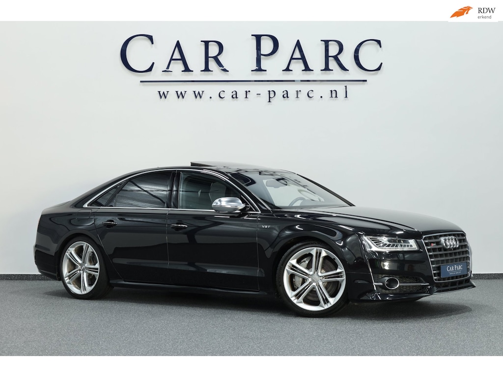 Audi S8 4.0 TFSI quattro KERAMISCH/NACHTZICHT/LUCHTV/SOFTCLOSE/DAK/LEER+S.VERKOELING+MASSAGE/21"LMV/360/ACC/ECC/12 MND GARANTIE!