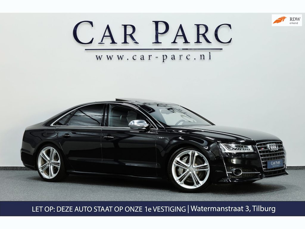 Audi S8 4.0 TFSI quattro KERAMISCH/NACHTZICHT/LUCHTV/SOFTCLOSE/DAK/LEER+S.VERKOELING+MASSAGE/21"LMV/360/ACC/ECC/12 MND GARANTIE!