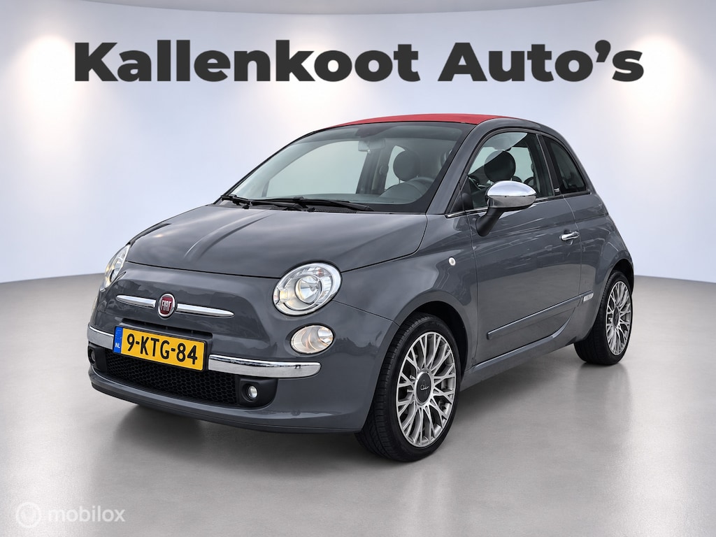 Fiat 500C 0.9 TwinAir Carplay, Camera, Cruise, Leer, Clima