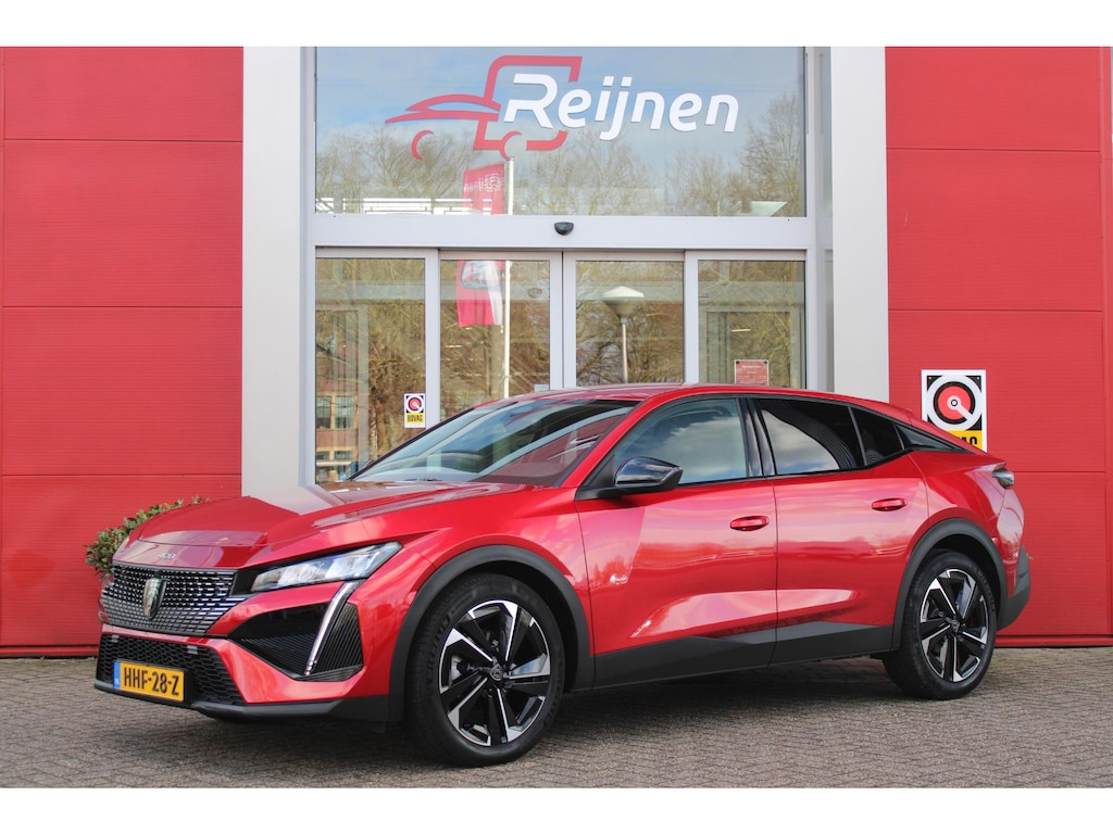 Peugeot 408 1.2 Hybrid 145PK ALLURE | ACHTERUITRIJ CAMERA | KEYLESS ENTRY/START | DRAADLOOS APPLE CARPLAY/ANDROID AUTO | DRAADLOOS TELEFOONLADEN | DAB+ RADIO | NAVIGATIE | ADAPTIVE CRUISE CONTROL | 19" LICHTMETALEN VELGEN | PARKEERSENSOREN ACHTER |