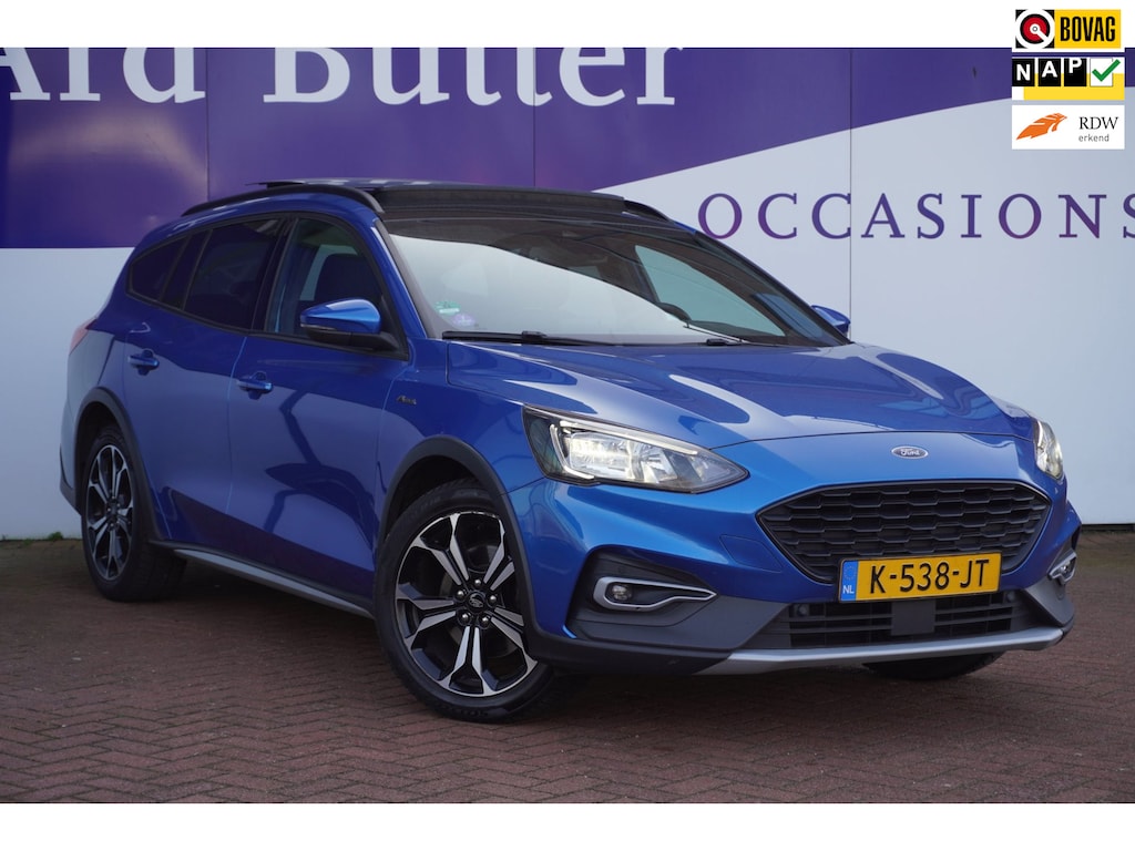 Ford Focus Wagon 1.5 EcoBoost Active X Business / Pano-dak / 1EIG / Led / Navi / 17"LMV / ORIG-NL / = ZOMER AKTIE