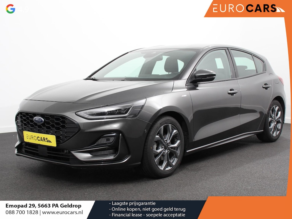 Ford Focus 1.0 Focus 125 PK HB ST-Line Automaat Navigatie Climate control Cruise control Carplay/Android Auto LM velgen Parkeersensoren Led Matrix koplampen