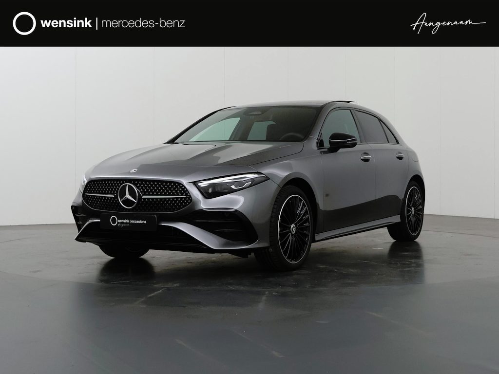 Mercedes-Benz A-klasse 250e Business Solution AMG | Panoramaschuifdak | Premium Plus | Head-up display | Dodehoekassistent |