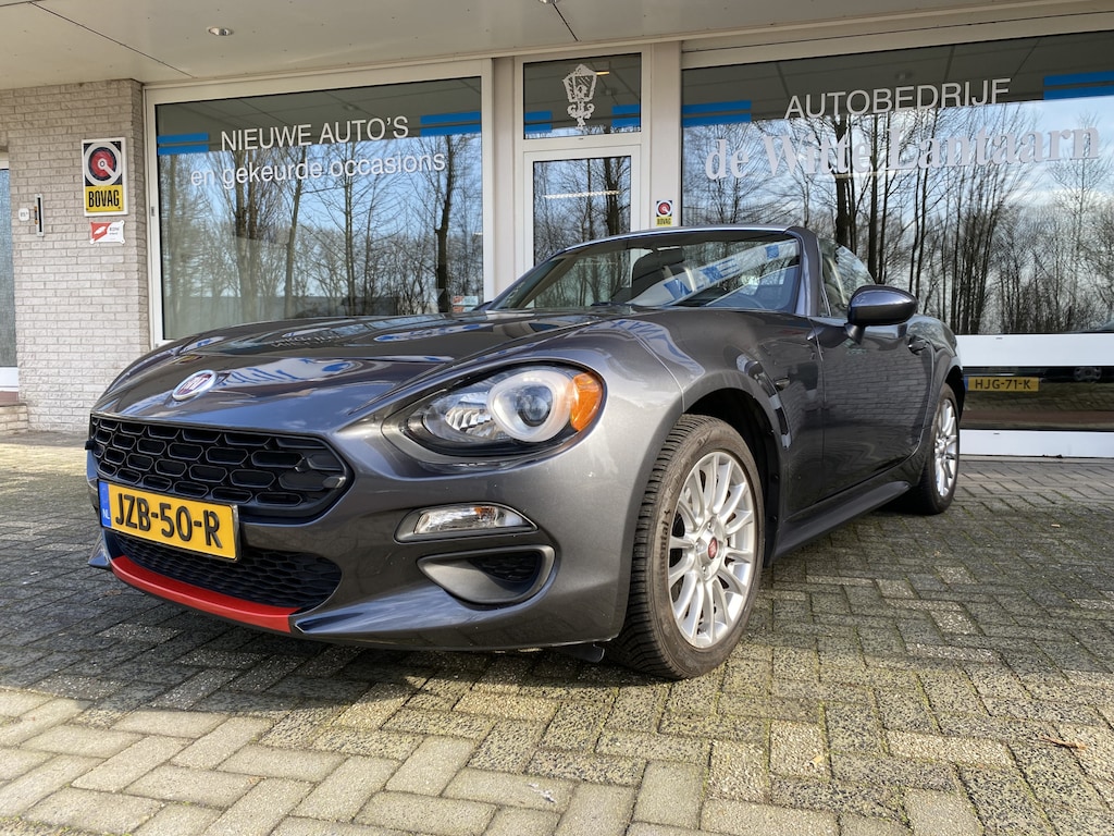 Fiat 124 Spider 1.4 MultiAir Turbo 125 KW !!!! Cruise contr./Airco/L/M Velg /Mistlampen voor/Sportonderstel/Multifunction. Lederen stuur.