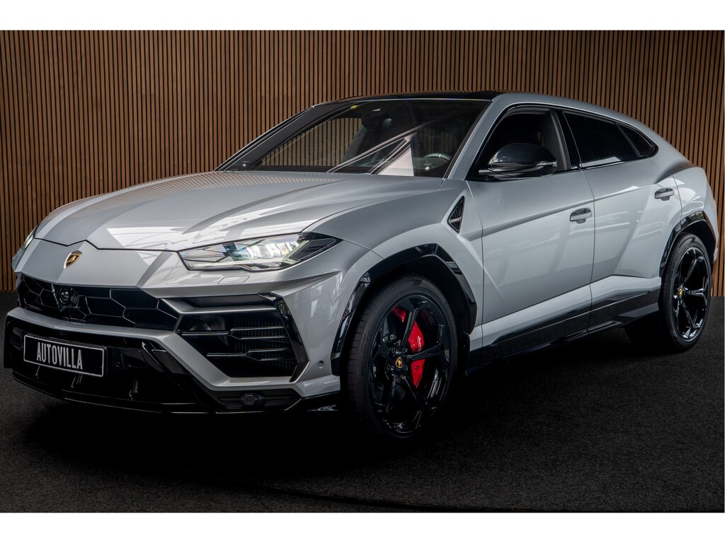 Lamborghini Urus 4.0 V8 HUD Leder Ceramic B&O 360° Massage ACC Alcantara hemel Elektr. achterklep Elektr. verstelbare stoelen met memory Stoel & Stuurverwarming Navi PDC Climate LM velgen