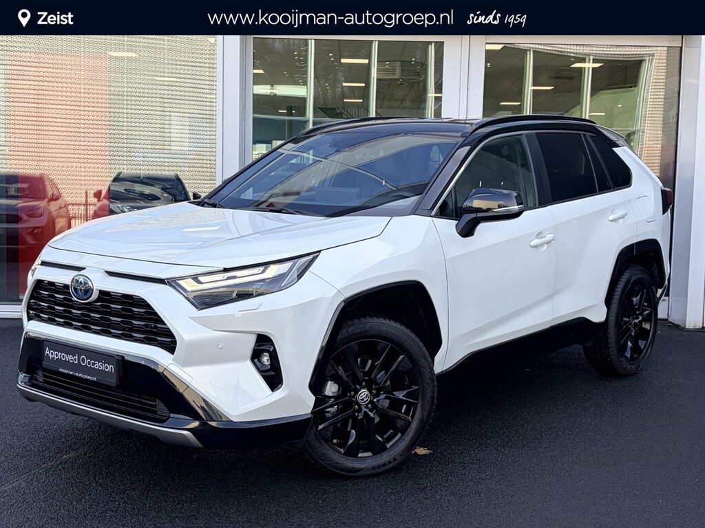 Toyota RAV4 AWD Bi-tone Navigatie, Stuurwiel- & Stoelverwarming, LED, PDC, LMV, Elek. bestuurdersstoel, Leder/stof