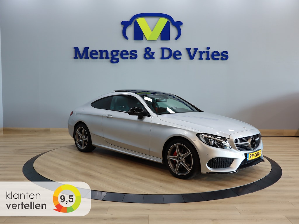 Mercedes-Benz C-klasse Coupé 180 Ambition AMG line | Airco ECC | Burmester | Panorama | Stoelverwarming | Cruise Control | NAP | Isofix