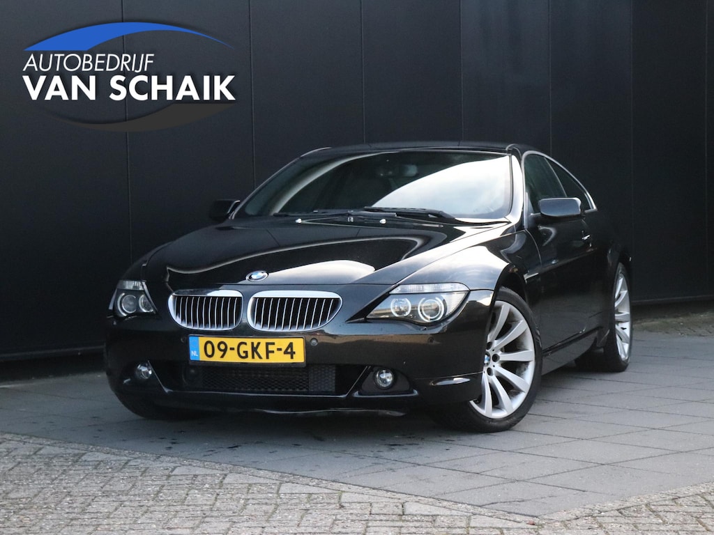 BMW 6-Serie 650i High Executive | NL AUTO | LEDER | PANO-DAK | HEAD-UP | NAVI | STOELVERW. |