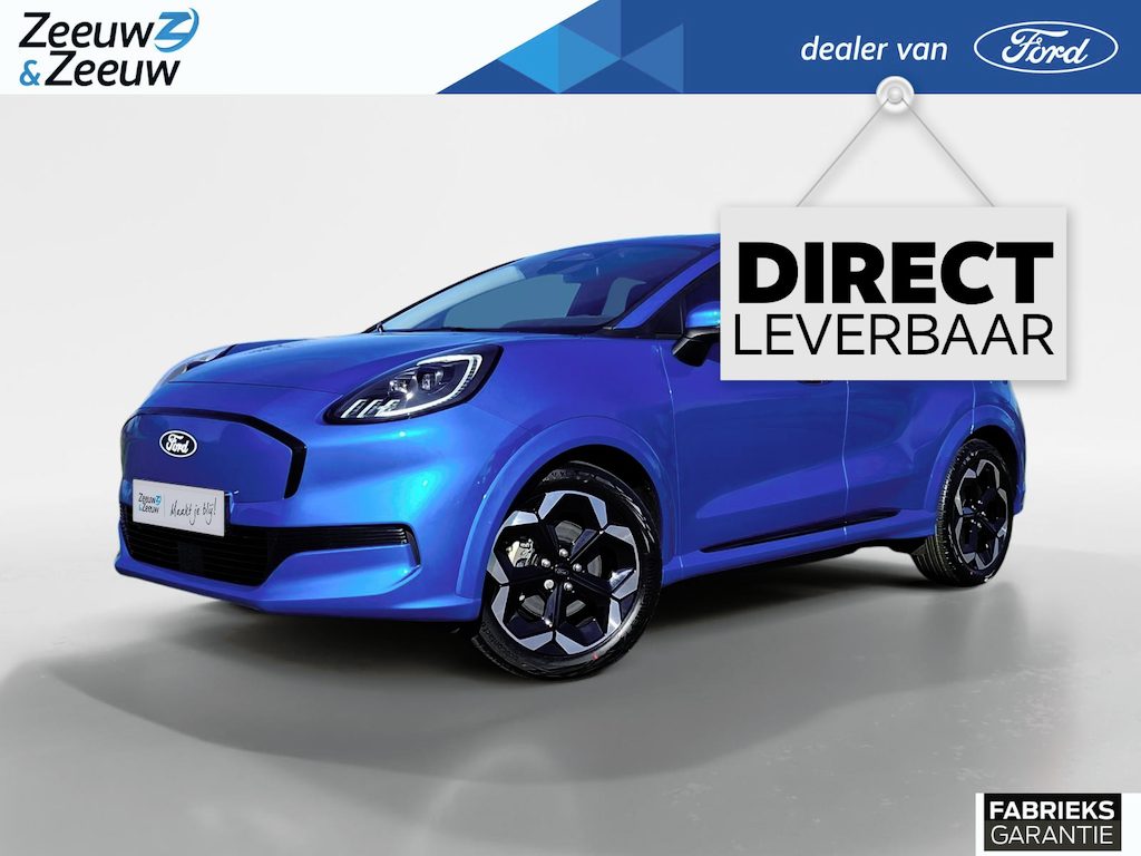 Ford Puma Gen-E Premium 44 kWh | 4.400,- Ready Set Ford Bonus | Climate Control | Camera | Parkeersensoren | B&O Audio | Matrix Ledkoplampen | Halfleer bekleed | Apple Carplay&Android Auto | El. Achterklep | Navigatie |