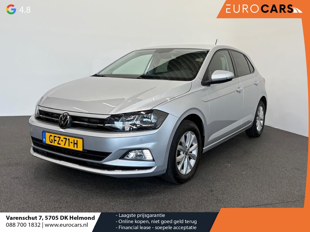 Volkswagen Polo 1.0 TSI 110pk DSG Highline Navigatie Apple Carplay Android Auto Parkeersensoren Adaptive Cruise Control Stoelverwarming Getinte ramen Climatronic