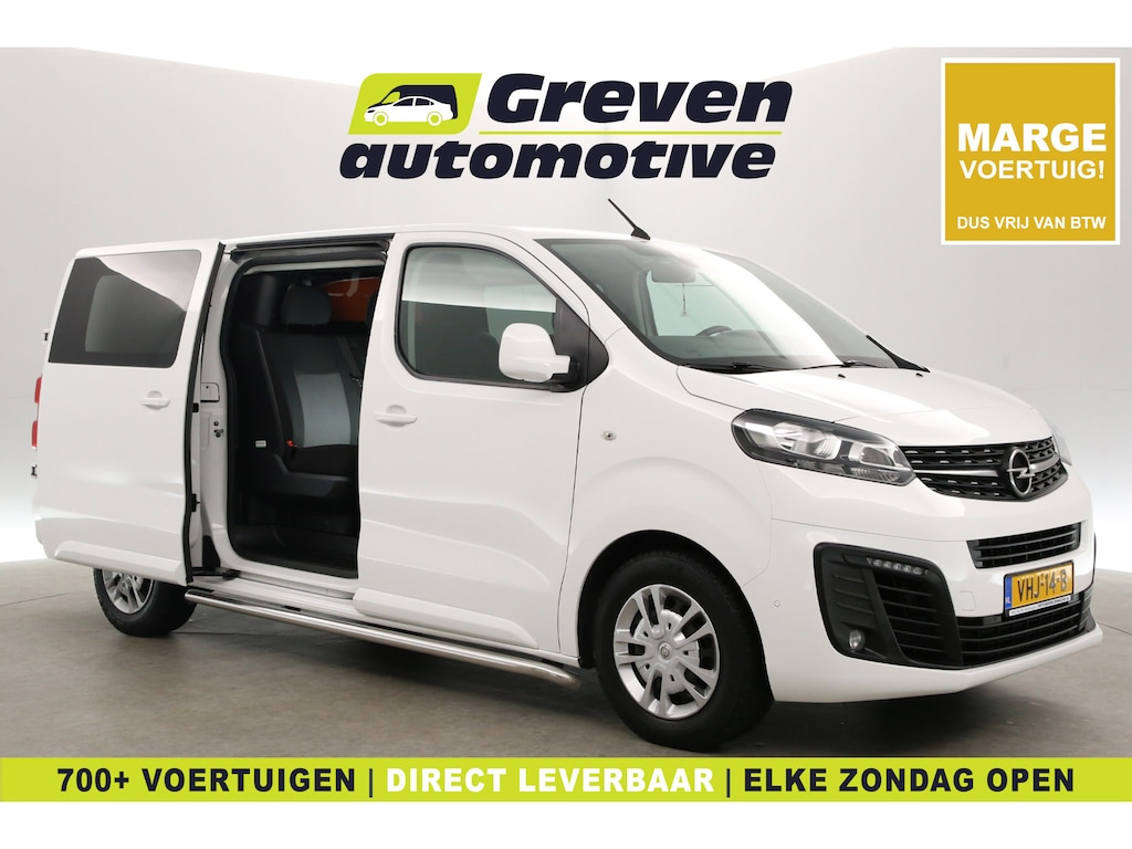 Opel Vivaro 2.0 CDTI L3H1 | Marge | Dubbele Cabine | Airco | Cruise | Camera | Trekhaak | Carplay | Parkeersens.