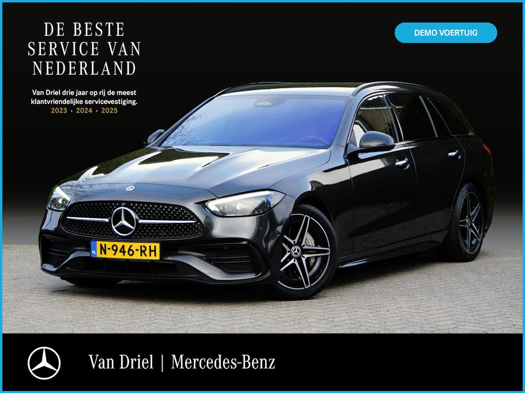 Mercedes-Benz C-klasse Estate 200 d AMG Line | Memory Sound Keyless Trekhaak