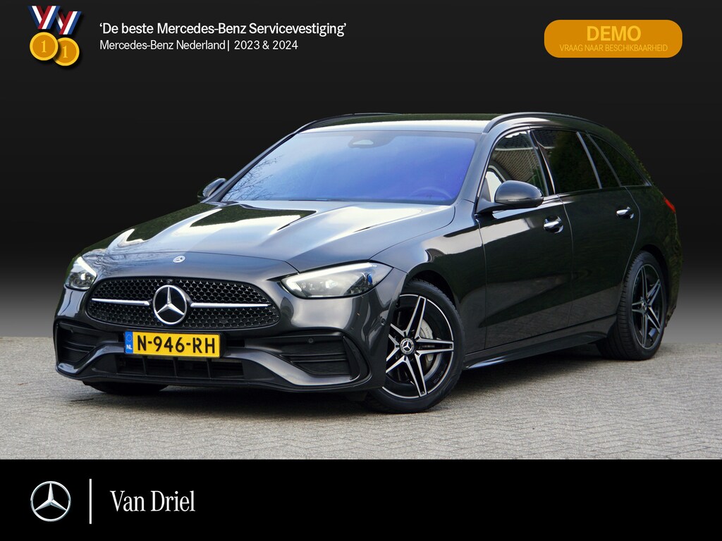 Mercedes-Benz C-klasse Estate C 200 d AMG Line Night Estate | Memory Sound Keyless Trekhaak