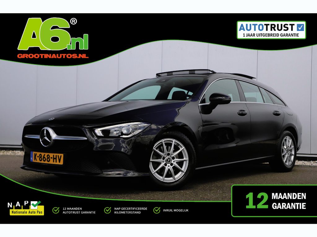 Mercedes-Benz CLA Shooting Brake 180 Business Solution Automaat Panoramadak Widescreen Full LED Stoelverwarming Navigatie Achteruitrijcamera Clima Cruise Control