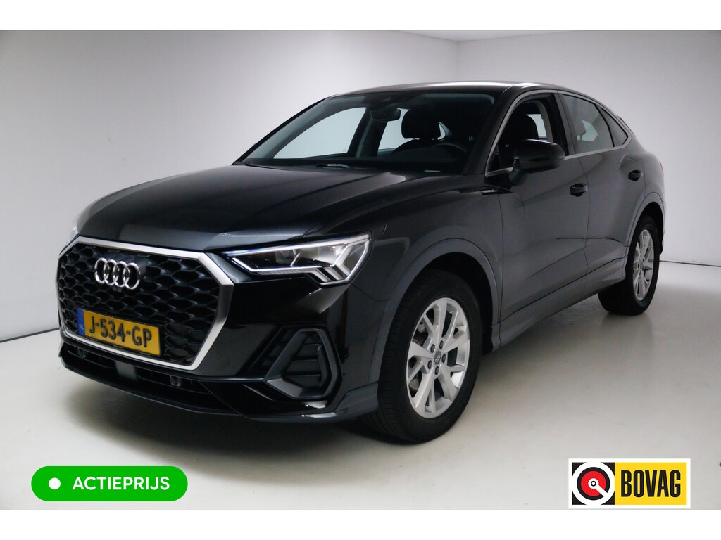 Audi Q3 Sportback 35 TFSI Edition 150 PK | NL Auto | Panoramadak | Leer | 360 camera | El. achterklep Stoelverwarming, Navigatie, App-connect, Lane assist, Cruise, Led verlichting, Regensensor