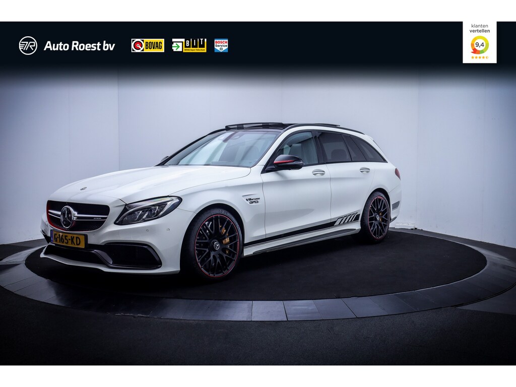 Mercedes-Benz C-klasse Estate AMG 63 S Edition 1 VOL.OPTIES | PARELMOER | KERAMISCH | KUIP ST. | PERF. UITLAAT | ADAPTIEF | HEADUP