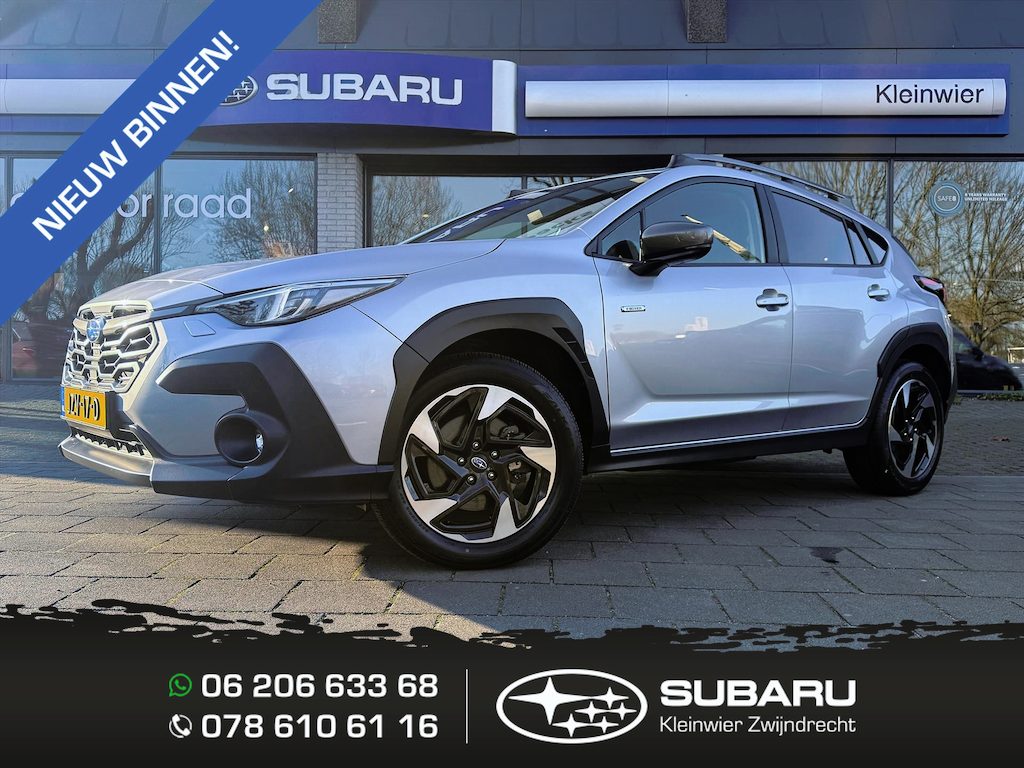 Subaru Crosstrek 2.0i Hybrid 136PK CVT AWD Premium | Vol. Leder | Schuif-kanteldak | Grootscherm | 8 jaar fabrieksgarantie