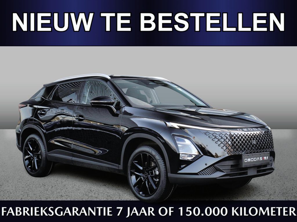 Omoda 5 Premium Black Edition 1.5 HEV | Borbet 19 inch All Season | Adaptive cruise | Airco | Keyless | 360 cam | CarPlay