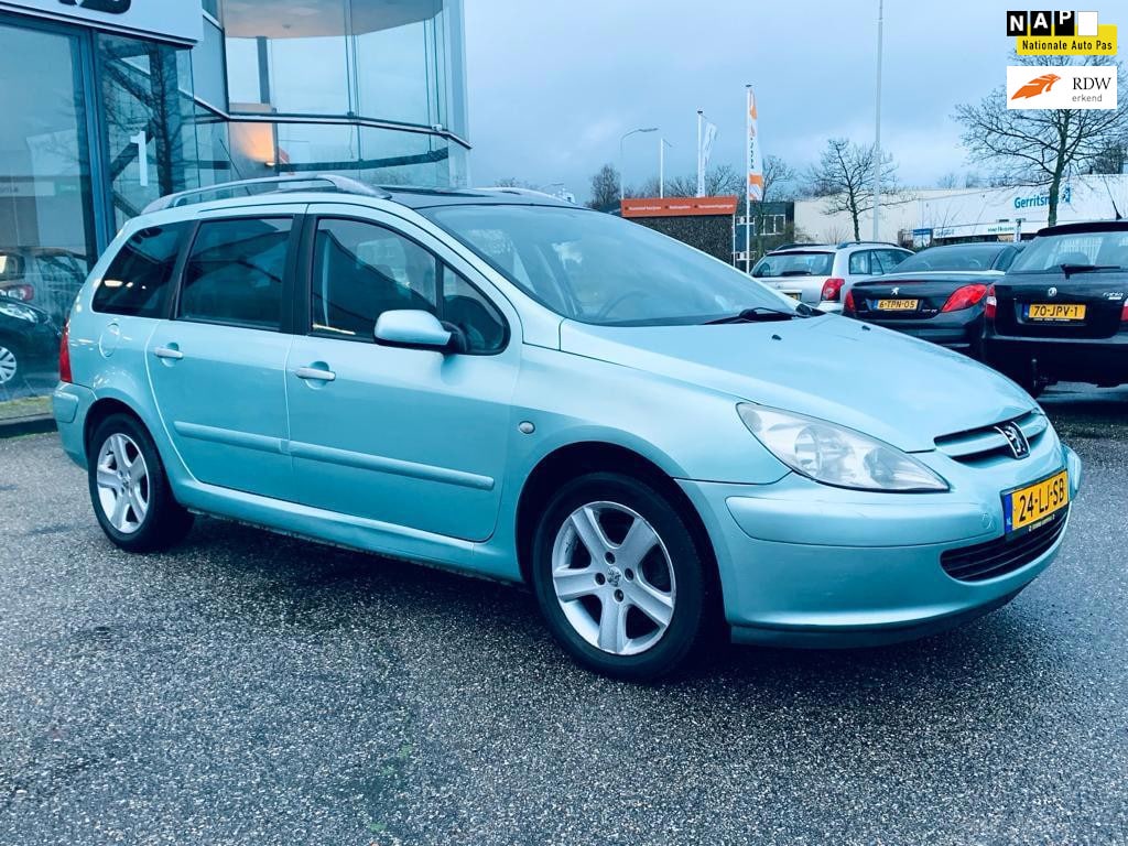 Peugeot 307 SW 2.0 16V, Automaat, 7Persoon, Airco, NAP, APK