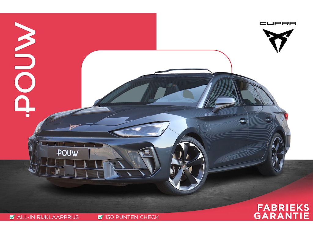 CUPRA Leon Sportstourer 1.5 TSI e-Hybrid 204pk Business | SoH 100% | Panoramadak | Bestuurdersstoel Elekt. | Keyless Entry | Sennheiser Audio | Elektr. Achterklep |