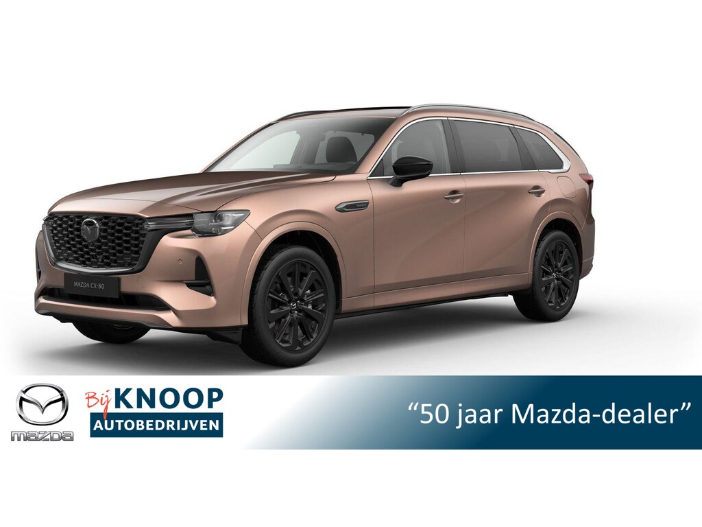 Mazda CX-80 2.5 e-SkyActiv PHEV Homura Plus 7-pers. | Modeljaar 2026 | € 3.500,- VOORRAADKORTING