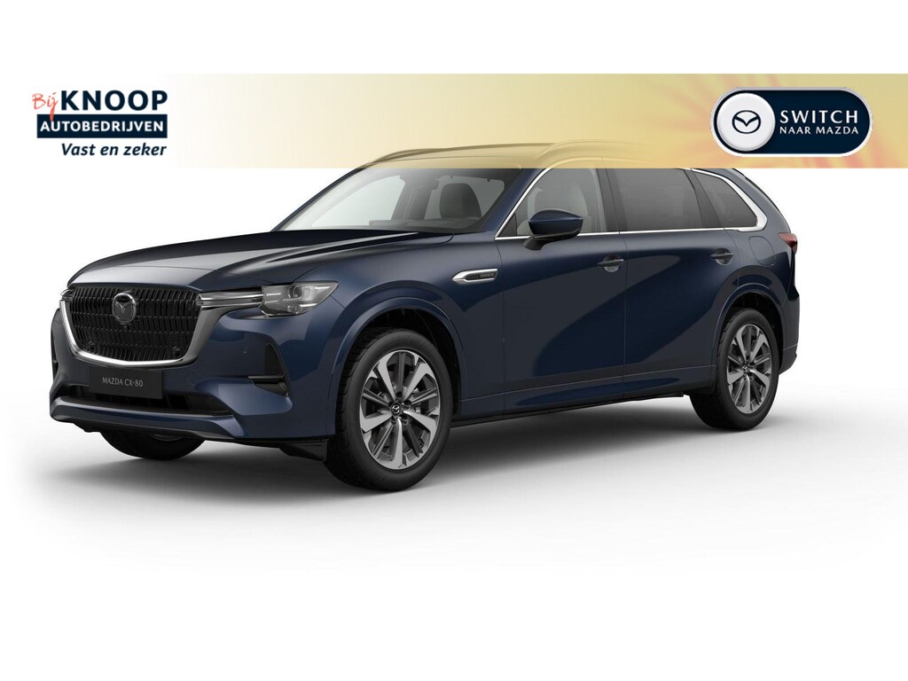 Mazda CX-80 2.5 e-SkyActiv PHEV Takumi Plus 6p. | € 3.500,- VOORRAADKORTING