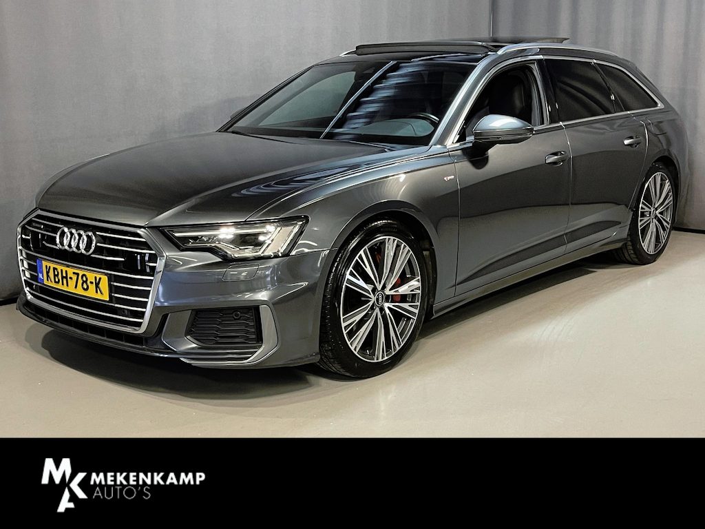 Audi A6 Avant 55 TFSI e quattro Pro Line S Competition 20"/SOH 91%/RS stoelen leder + memory/Panoramadak/Trekhaak/B&O audio/Stoel + stuurverwarming/Adaptieve cruise/Keyless/Camera/Matrix LED