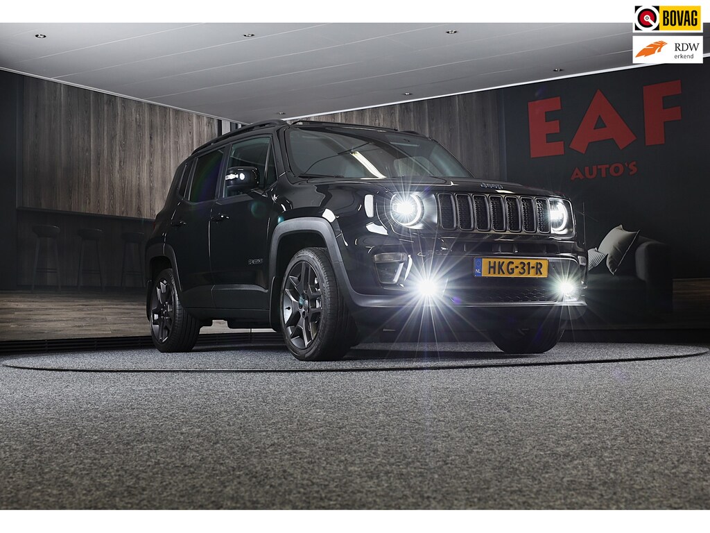 Jeep Renegade 4xe 240 Plug-in Hybrid Electric S / Aut / Navi / Cruise / Camera / Leder / Open Panoramadak / Led / Pdc / 19 Inch