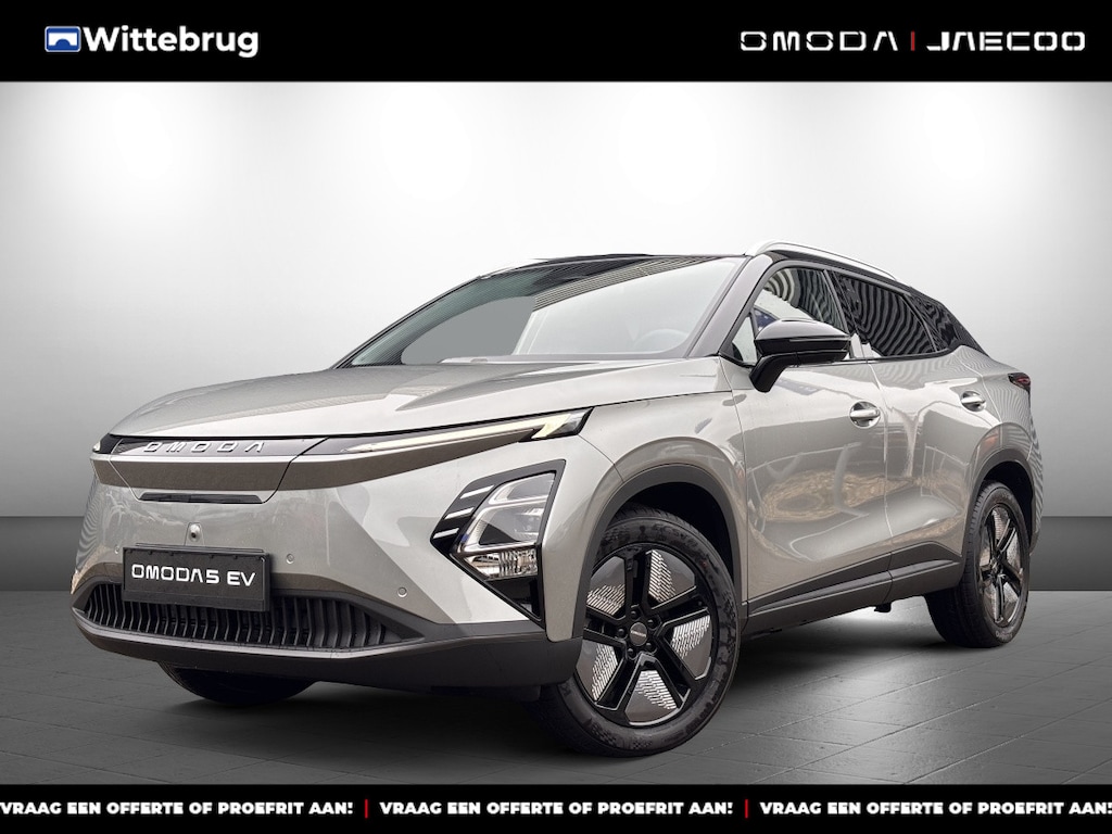 Omoda 5 EV Premium 61 kWh Volledig Elektrisch met 430 km WLTP RANGE, Lederen bekleding en Stoelverwarming Direct leverbaar!
