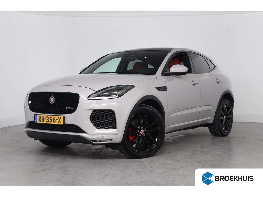 Jaguar E-Pace 2.0 P300 AWD R-Dynamic HSE | Panoramadak | Stoelverwarming & koeling | Memory stoelen | Cruise Adaptief | Leder | Keyless