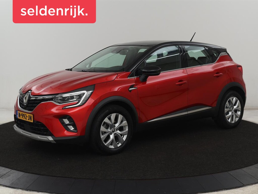 Renault Captur 1.3 TCe 140 Intens | Automaat | Camera | Carplay | Keyless | Navigatie | Full LED | 17'' | Climate control | Half leder | Cruise control | Bluetooth