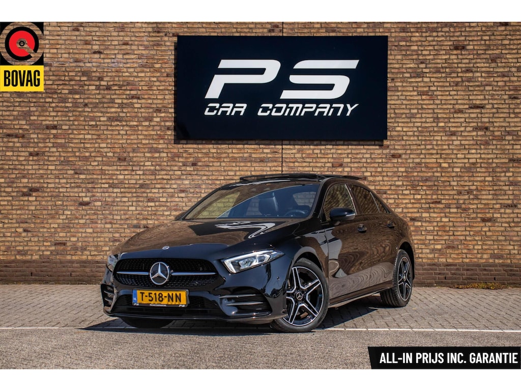 Mercedes-Benz A-klasse 250e AMG-Line, Pano, Burmester, Half Leder
