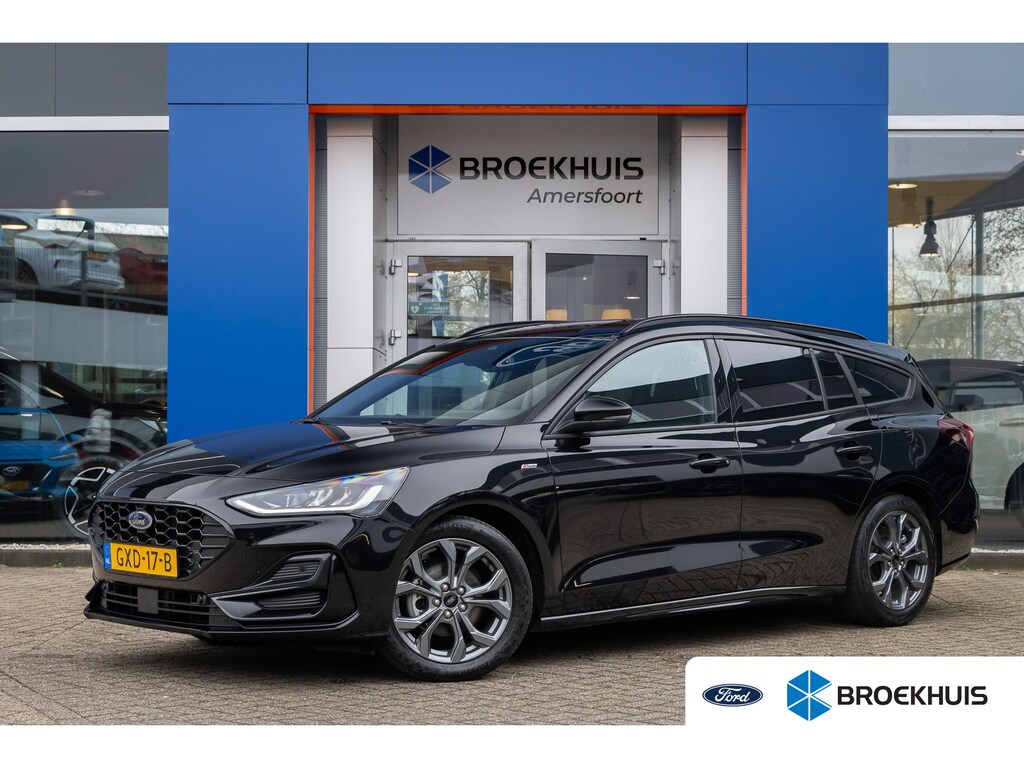 Ford Focus Wagon 1.0 EcoBoost Hybrid ST Line | 155pk! | Stoel/stuur/voorruit verwarming | Apple Carplay/Android Auto | Navi | Cruise control | Apple Carplay/Android Auto|telefoonintegratie premium | Cruise control | Full-LED koplampen