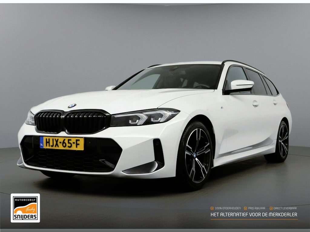 BMW 3-Serie Touring 318i M-Sport Pro Shadowline | AlpinWeiss | Navi | DAB | LED+ | Live-cockpit - RIJKLAAR + BOVAG GARANTIE