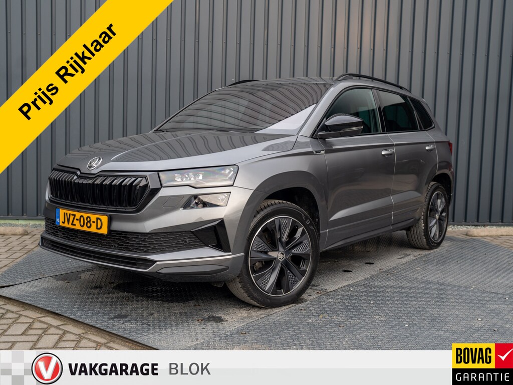 Skoda Karoq 1.5 TSI ACT Sportline Business | Leder | Camera | Adapt. Cruise control | Stoel & Stuur verw. | Prijs Rijklaar!!